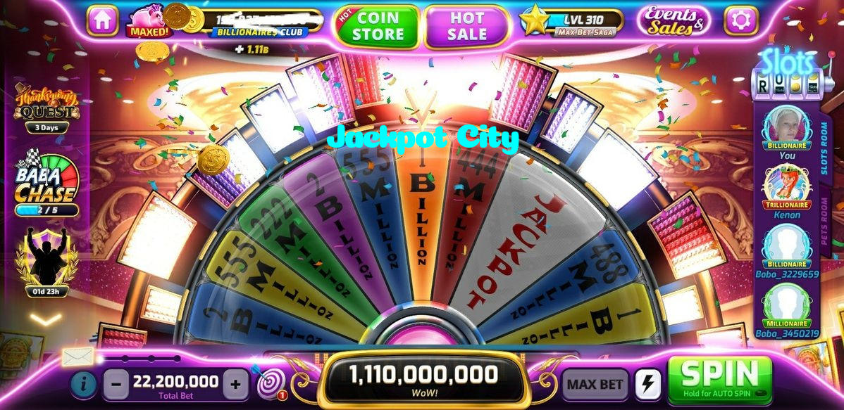 Jackpot City casino presented on mobile device in Pakistan with slots and live games